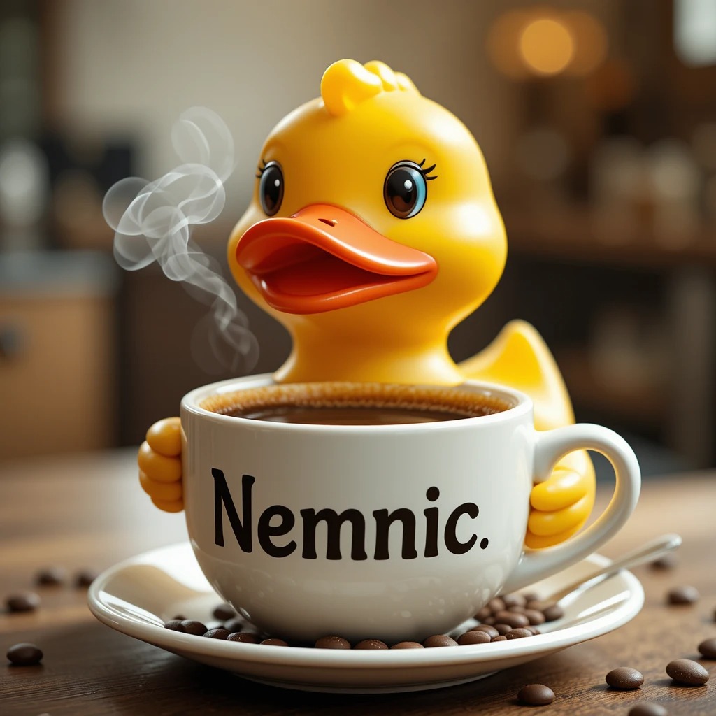 Duck on Coffe break